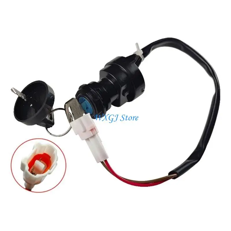

37JE Waterproof Ignition Switches Easy to Use Designing Ignition Switches Prevent Theft & Unauthorized Use for YFM350