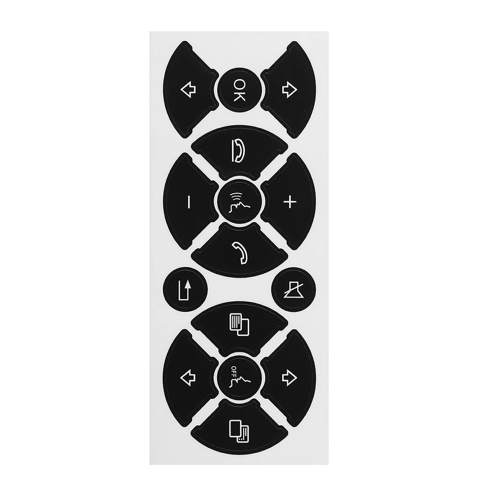 Practical To Use Auto Accessories Front Switch Button Sticker Direct Replacement Fix Scratched Interior Trim Repair Stickers