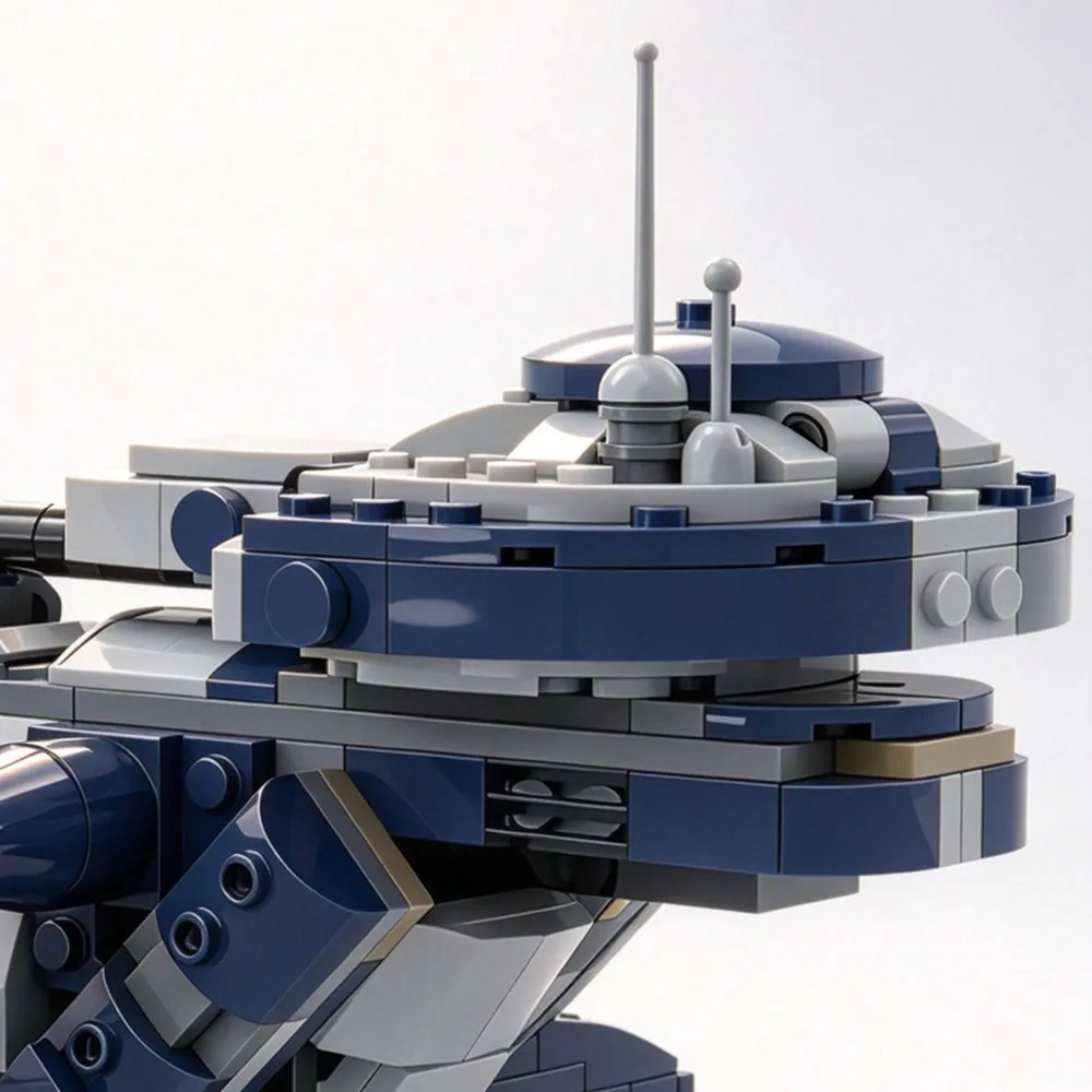 MOC Classic Star Movie Accessories Military Attack AAT Tank Building Blocks Space Wars Assault Vehicle Model