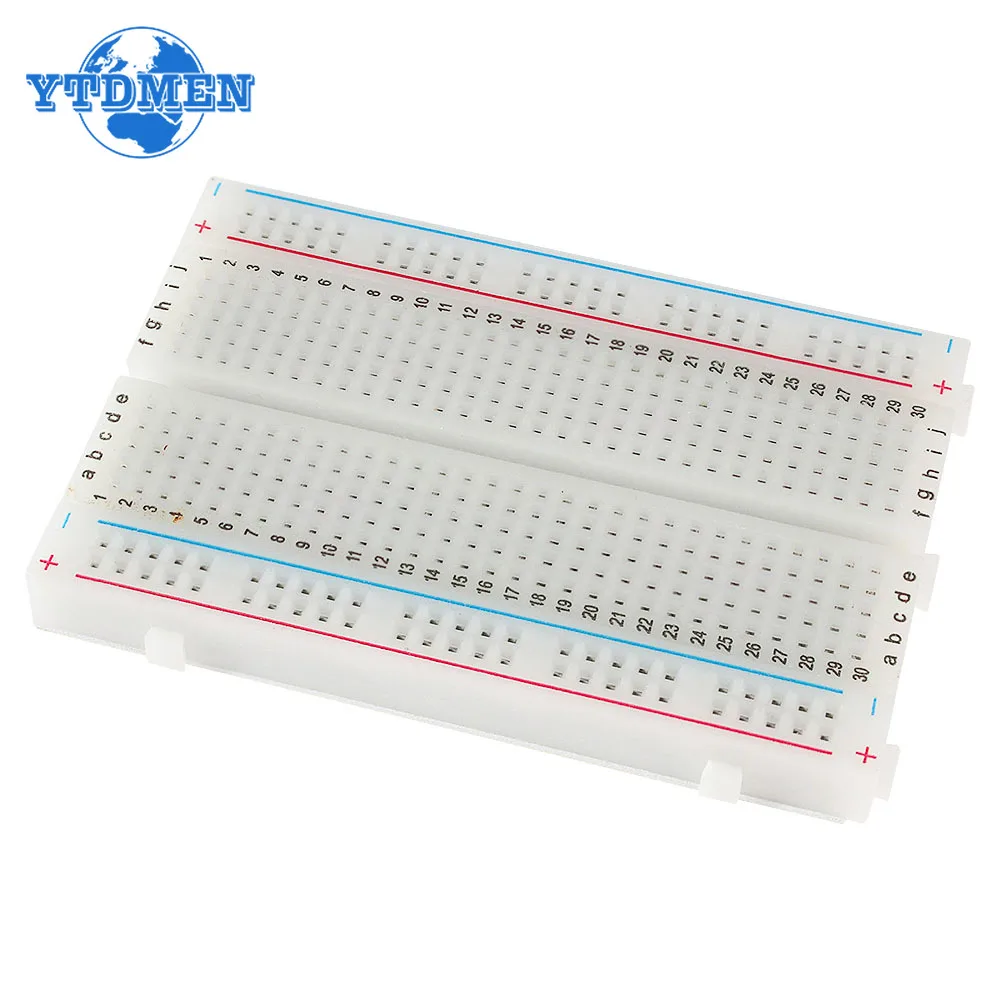 1/2/5 Stuks Breadboard 400 Bindpunt Soldeerloze Pcb Mini Universele Test Protoboard Diy Brood Board Voor Arduino Test Printplaten