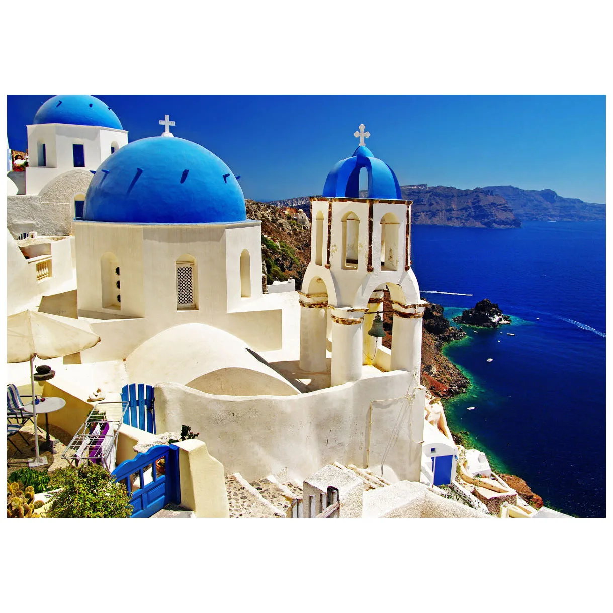 Fishing Village Greece OIA Santorini Beach Zakynthos Poster Pictures Canvas Wall Art Home Decor Paintings Living Room Decoration