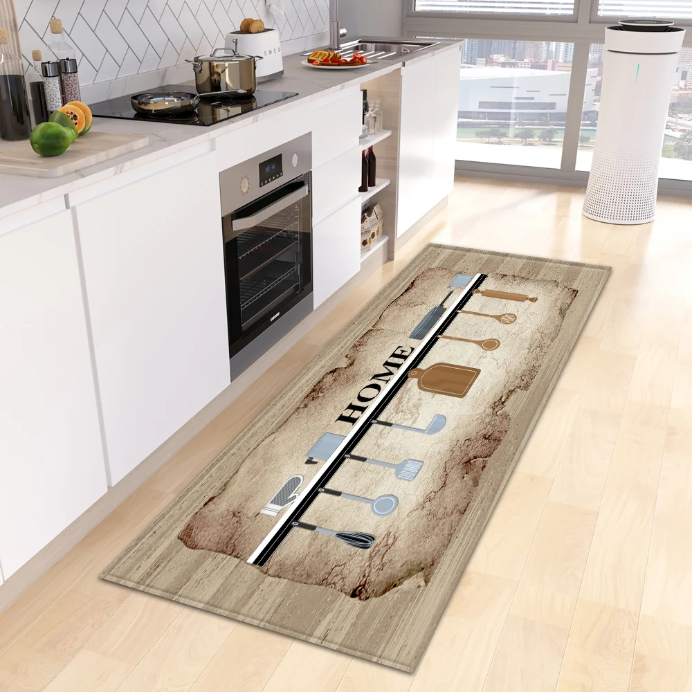 Kitchen Rug Entrance Doormat House Living Room Balcony Decor Carpet Custom Hallway Door Bedroom Floor Bathroom Non-Slip Foot Mat