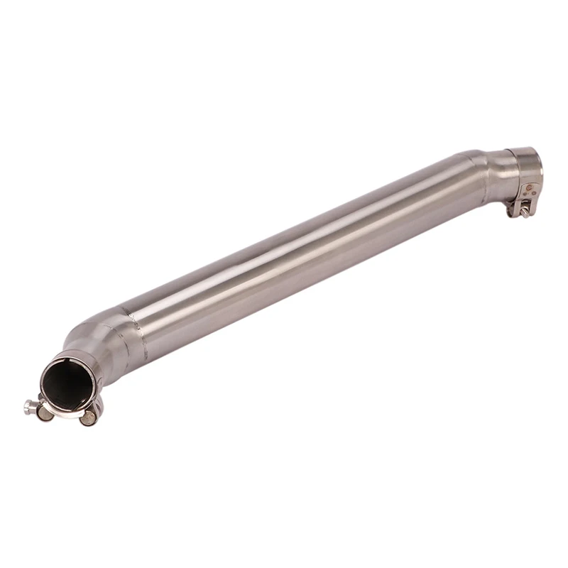 For CFMoto 400GT 650GT Motorcycle Exhaust System Escape 51mm Moto Muffler Middle Connect Link Pipe Stainless Steel