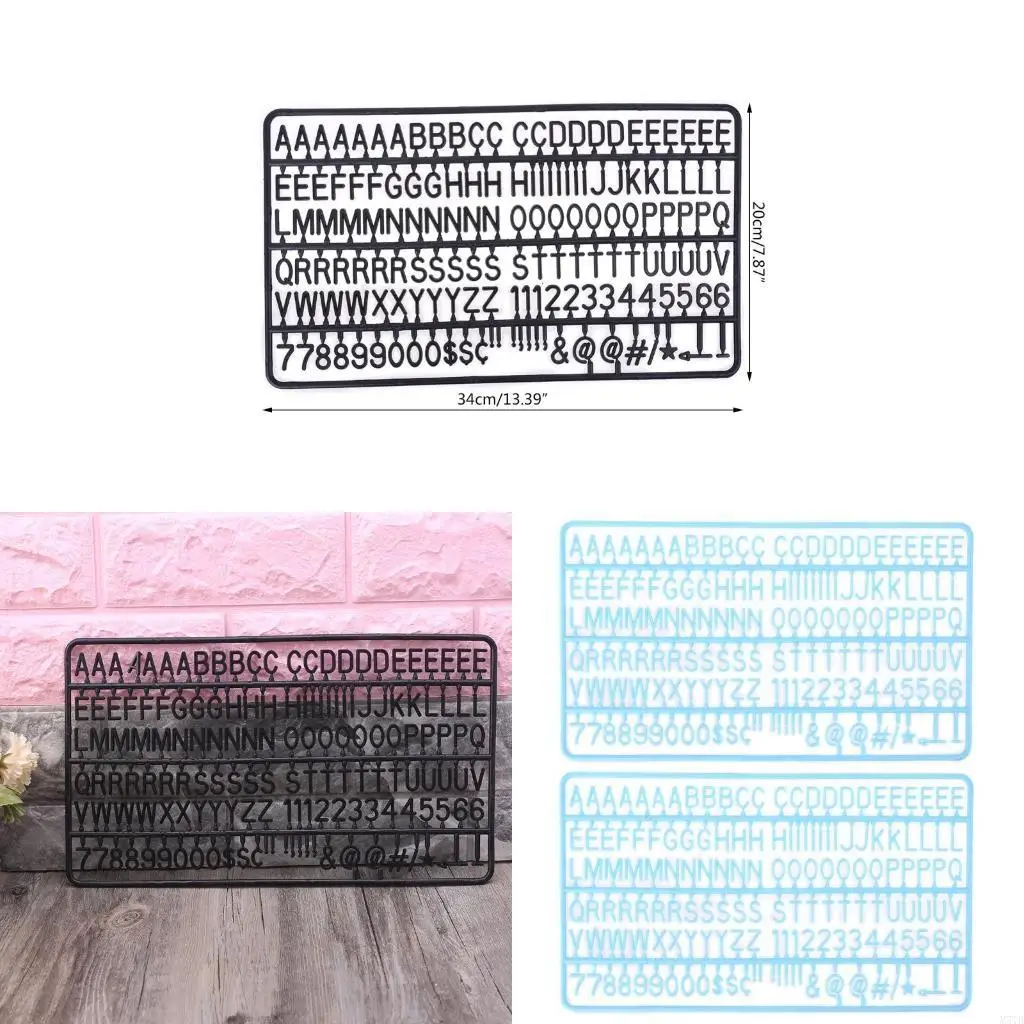 M5TB Números e símbolos letras pré-cortadas