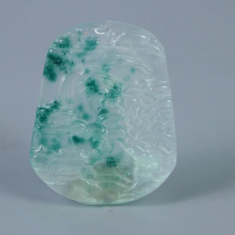 

Новый кулон с высоким ледом и пейзажем, изысканное и универсальное ожерелье для мужчин и женщин