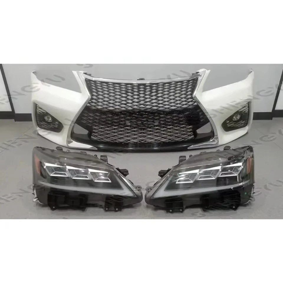 

Body Kit Include Front Bumper Assembly with Grille and Three Eyes Headlights for Lexus GS 2012 Modified to 2016 GS F-Sport