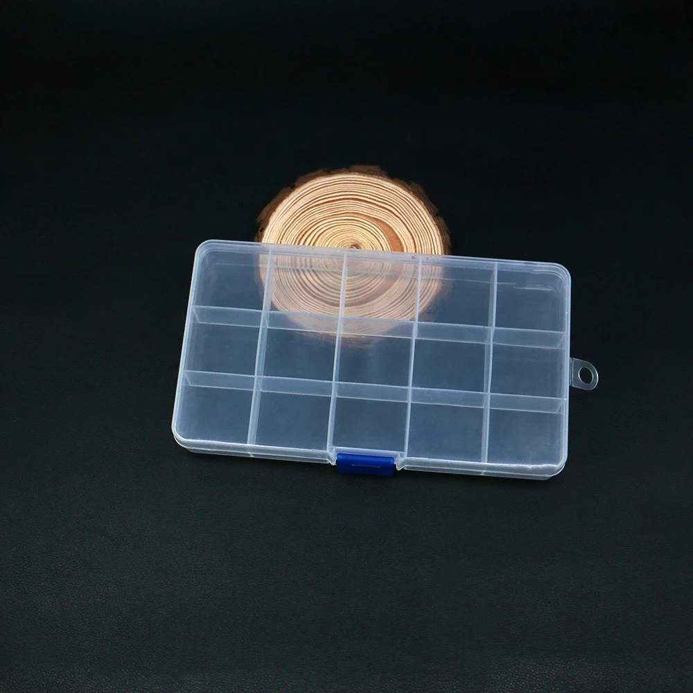 

2pcs Storage Box Jewelry Accessories Materials Plastic Parts Lidded Box Earrings Bracelets Necklaces Detachable Box 95x167mm