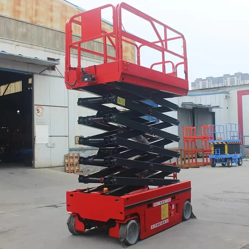 

Scissor Hydraulic Intelligent Electric Lifting Platform Ladder Aerial Work Platform Car Self-propelled Lift Orchard Picking Lift