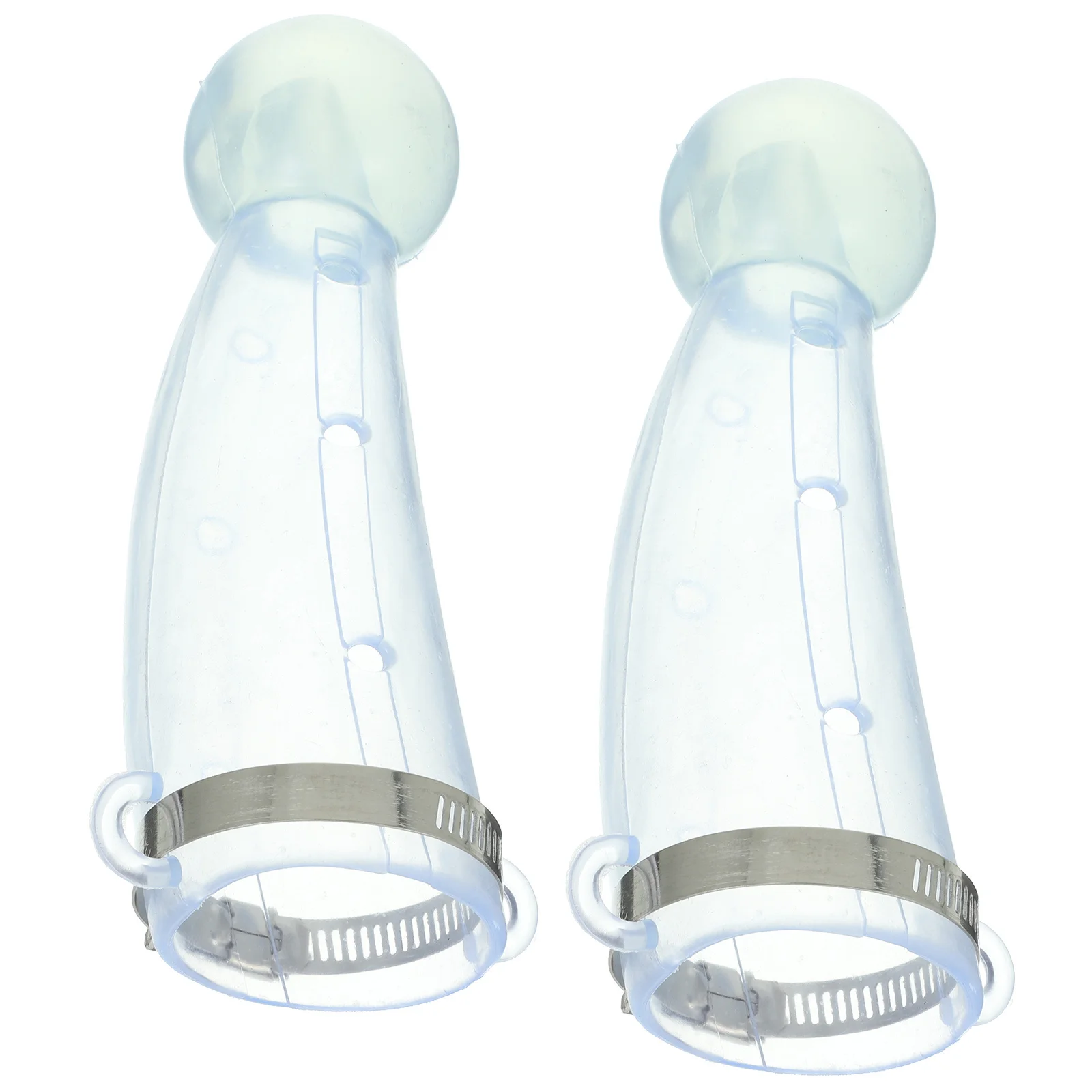1Pair Durable Practical Silicone Cattle Horn Protector Protective Cover Horn Silicone Cover Farm Cattle Accessory