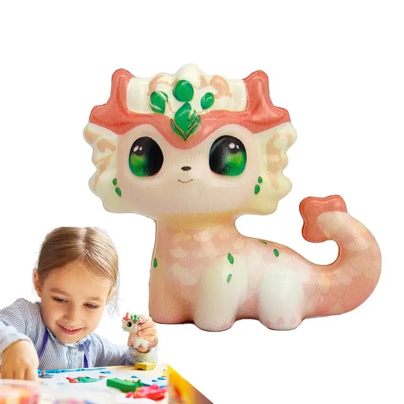 Dragon Soft Sensory Mascot Pinch Toy Kawaii Animal Anti Stress Adult Kids Soft Squeeze Toys For Boys Girls Birthday Party Favor