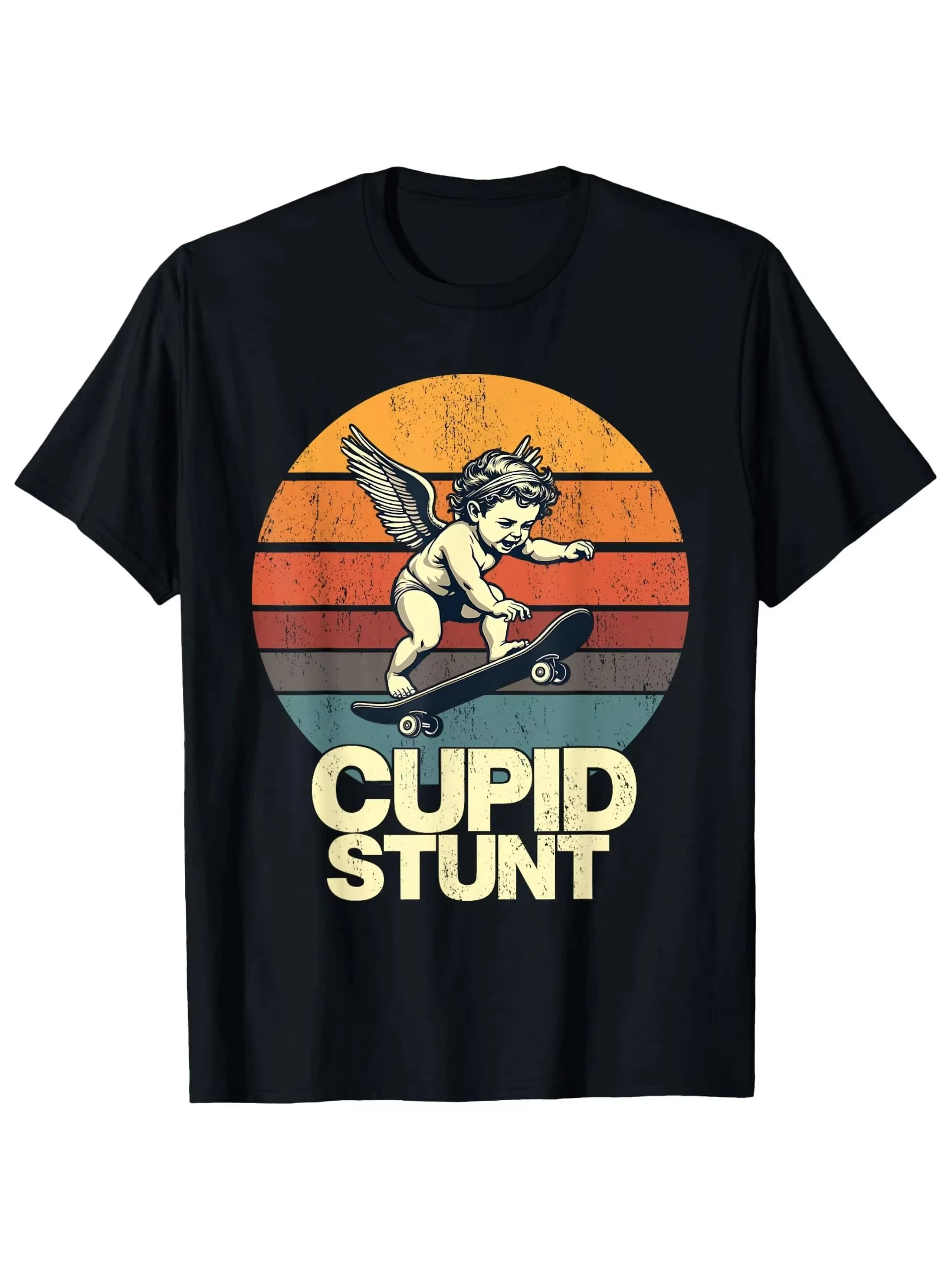 

Men's Pure Cotton T-shirt From Cupid in 2026 Is Comfortable High Quality. It Is Suitable for Beach Travel Parties Ins Y2k