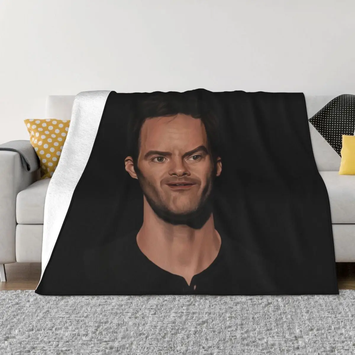 Bill Hader / Barry Throw Blanket Blankets For Baby Stuffed Blankets