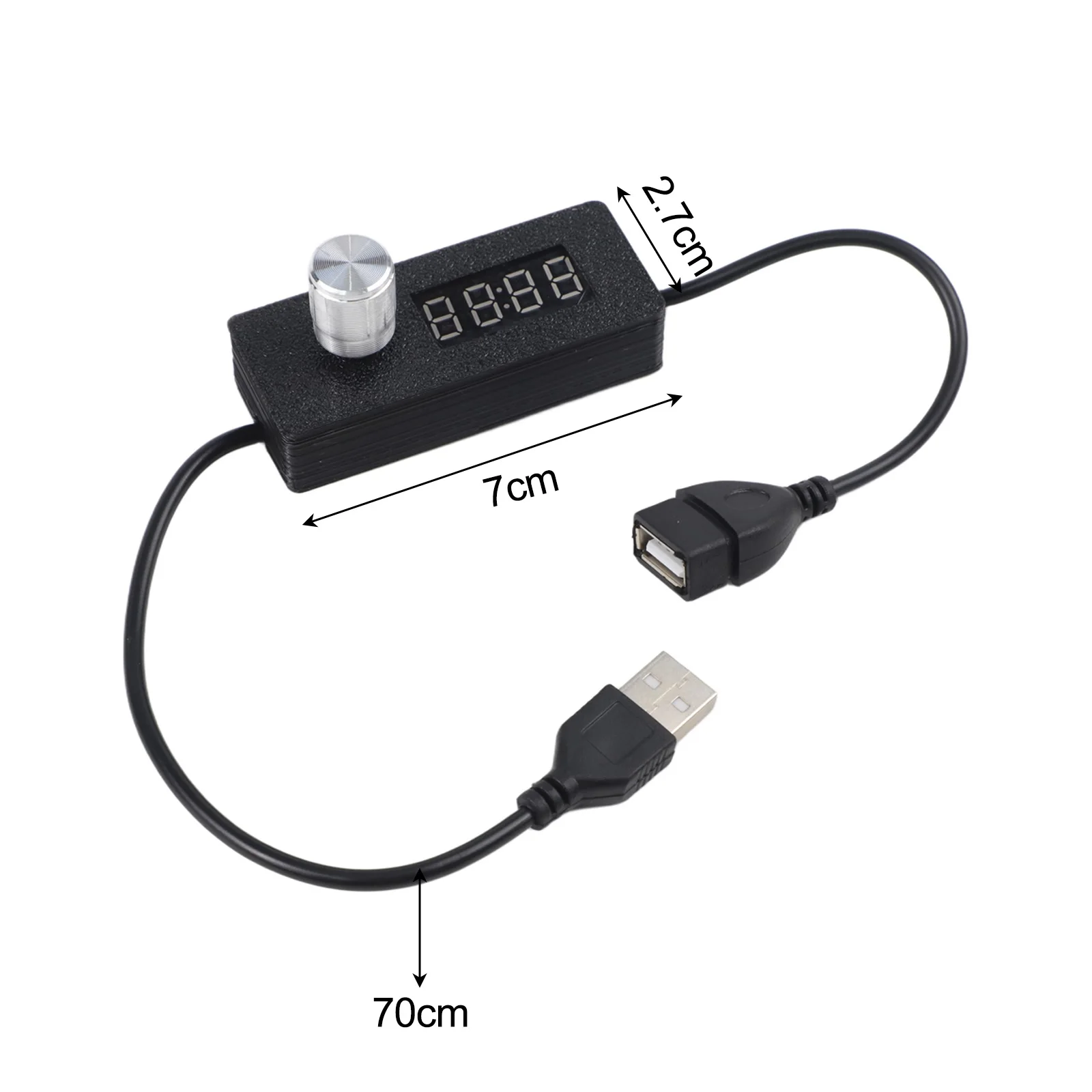 User Friendly USB Timer Power Switch Adjustable for countdown from 1 Hour to 24 Hours for Convenient Daily Use