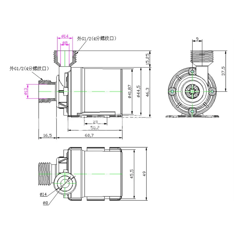 ZYW680 Water Pump High Performance Low Noise 4 \