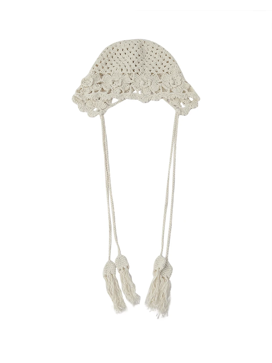 قبعة صوفية أنيقة محبوكة للنساء بلون بيج بأسلوب عصري مناسبة لجميع المواسم قبعة محبوكة مستديرة من الأعلى قبعة ربيعية عصرية