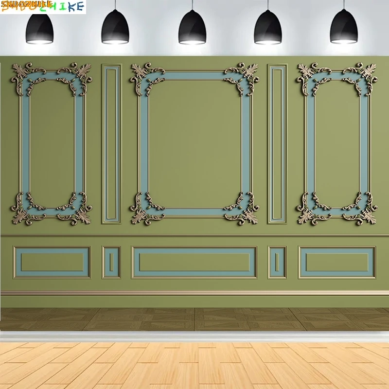 

Classic Interior Retro Wall Photography Backdrop Props European Style Room House Wedding Floor Parquet Photo Background ST-02