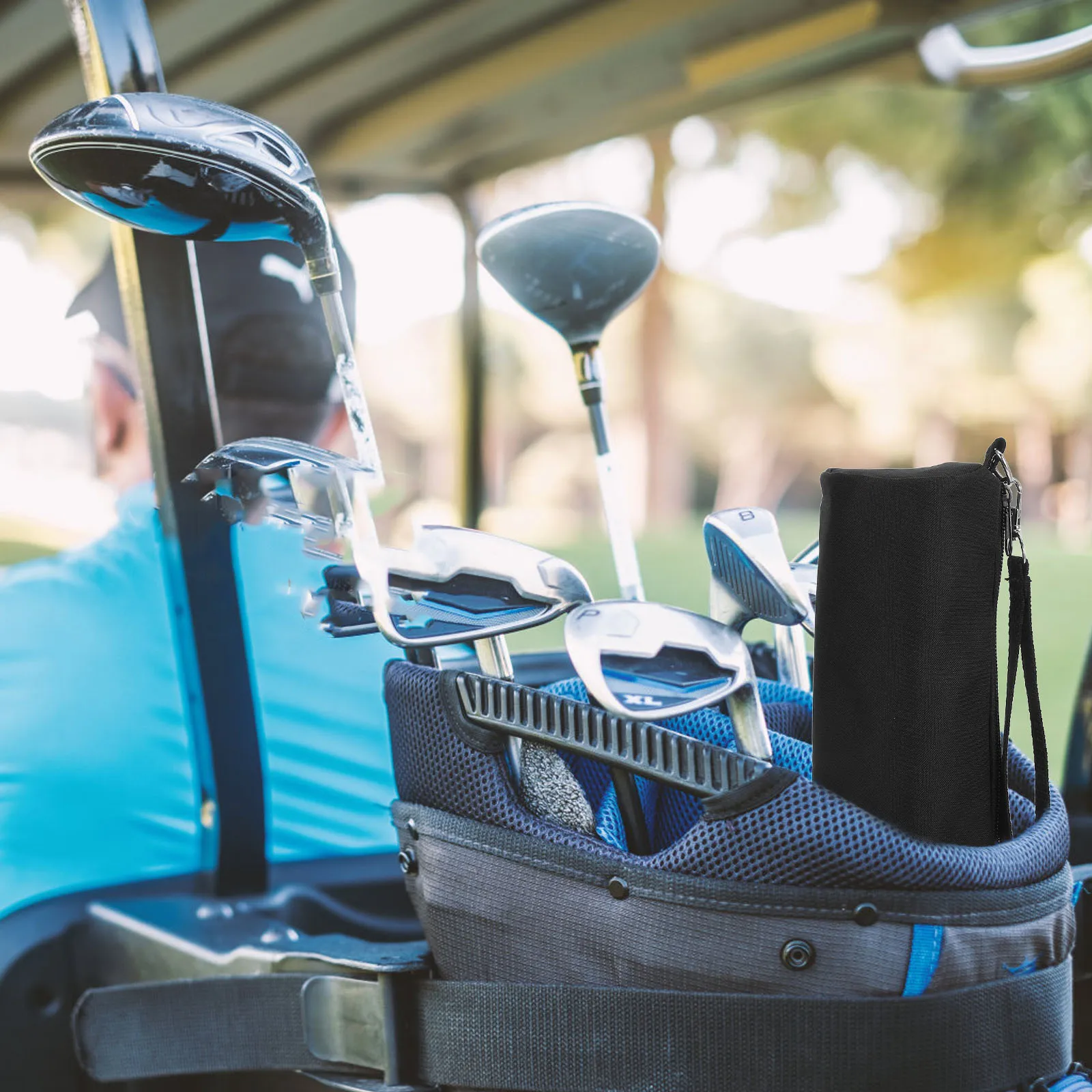 

Golf Bag Beer Cooler Sleeve Insulated Drink Holder For Canned Beverages Wine Carrier Portable Lightweight Thermal Pouch Red