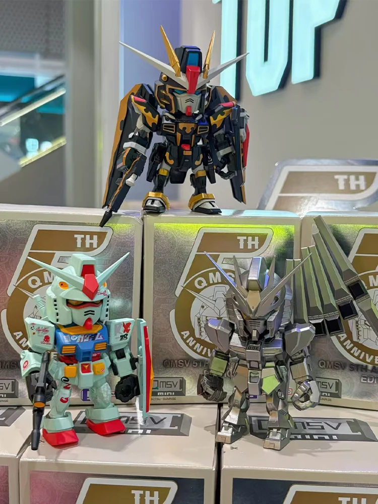 جديد حقيقي Qms الحرية الصغيرة الأصلي الجناح خمسة الذكرى سلسلة تذكارية صندوق أعمى نموذج سيارة تمثال الهدايا #3