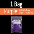 1 bolsa morada