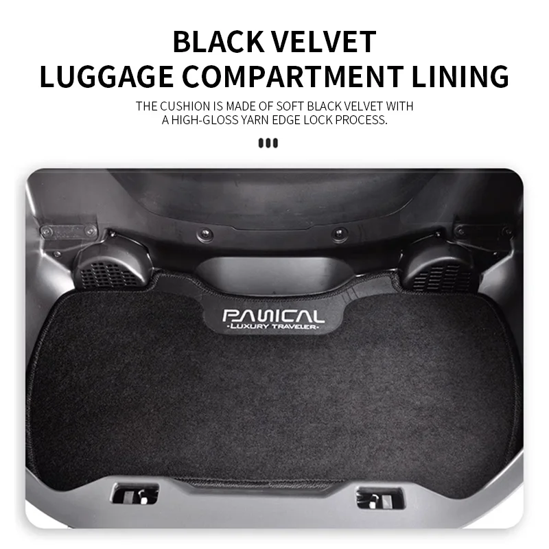 PANICAL für Honda 2018-2026 GOLDWING GL1800 F6B Motorrad-Kofferorganizer Pad Aufbewahrungstasche Heckkoffer-Matte Satteltaschen-Zubehör – Detail 5