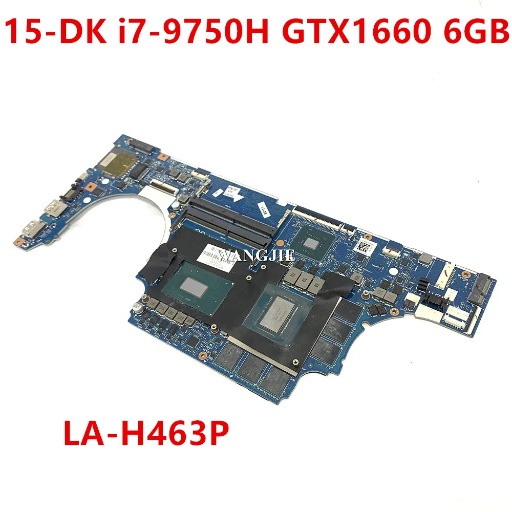 

LA-H463P For HP PAVILION GAMING 15T-DK000 15-DK Laptop Motherboard L58867-601 DSC GTX 1660 6GB i7-9750H WIN 100% Fully Tested