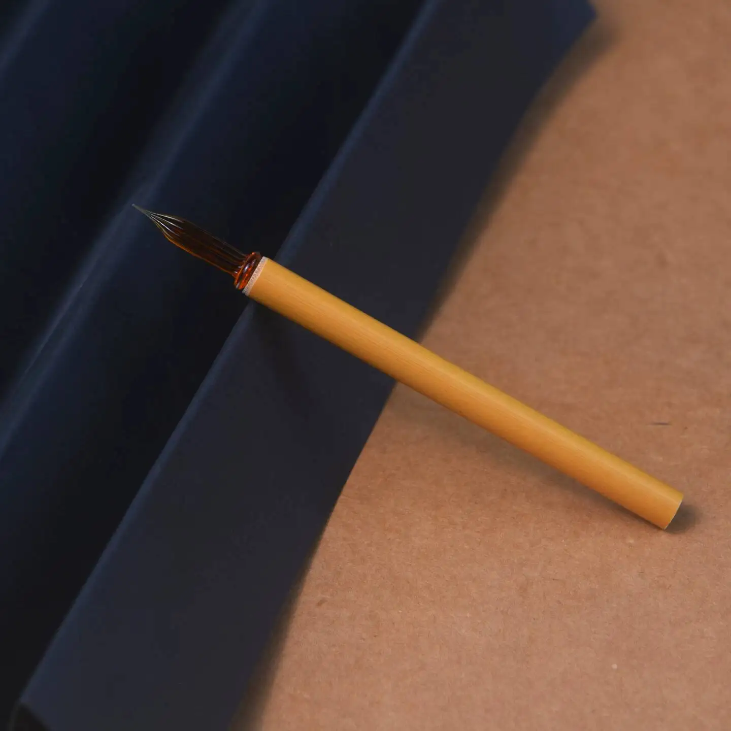 Hand-polished  Glass Tip Bamboo  Glass Dip  Pen 0,5mm