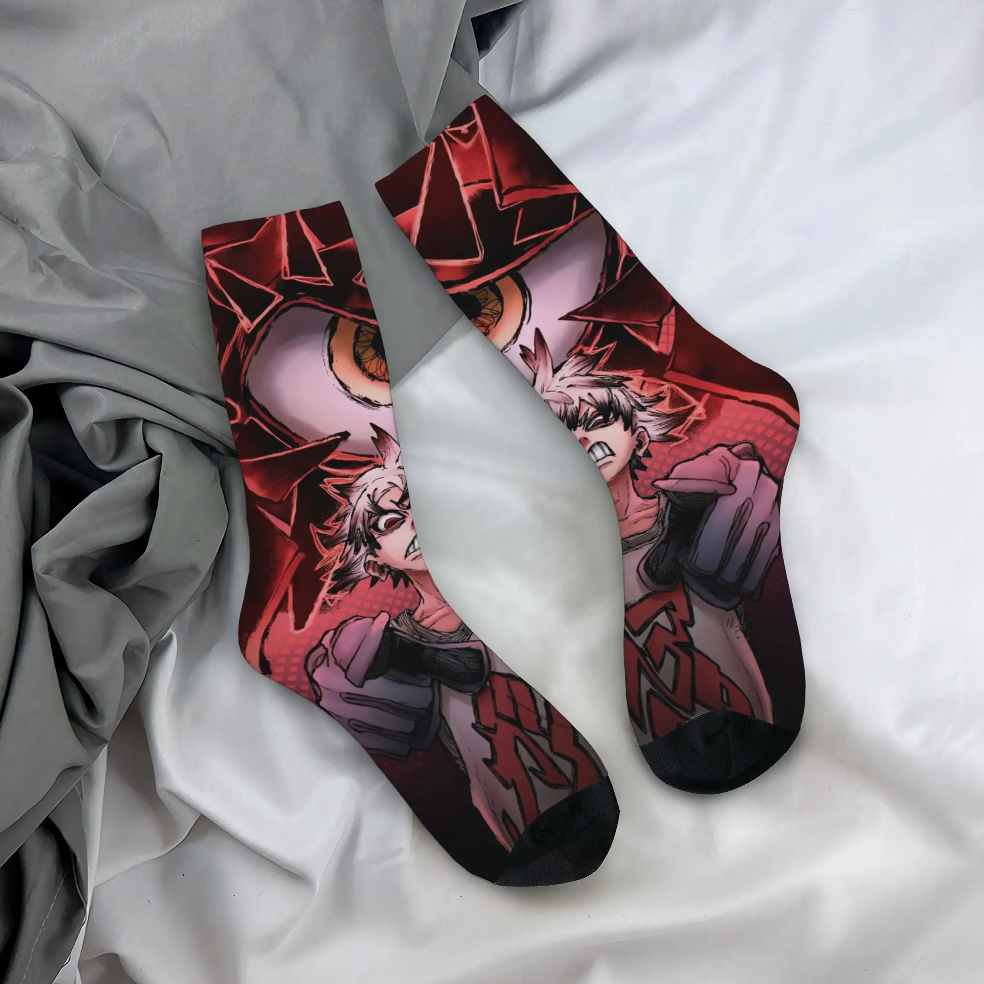 

Couple Socks Gachiakutas Anime Stockings Anti Slip Warm Soft Socks Autumn Kawaii Printed Cycling Socks