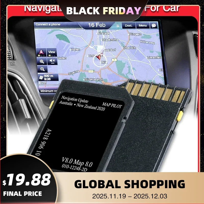 

Sat Nav 2020 Version8 Garmin Navigation SD GPS Card Maps Australia New Zealand for Mercedes A/B/C/CLA/CLS/E/GLA/GLC/GLE-Class