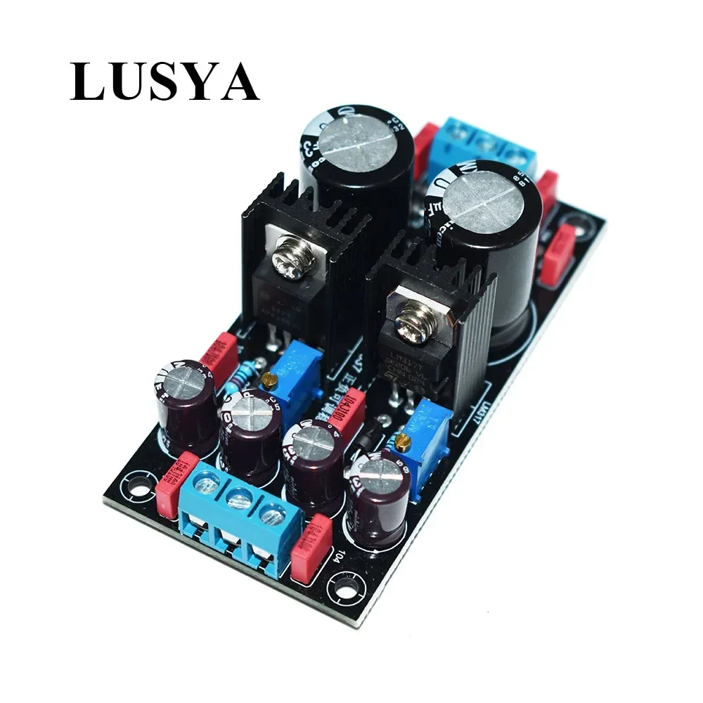 Lusya DIY LM317 LM337 DC Adjustable Regulated Power Supply Module Board positive and negative can adjustable