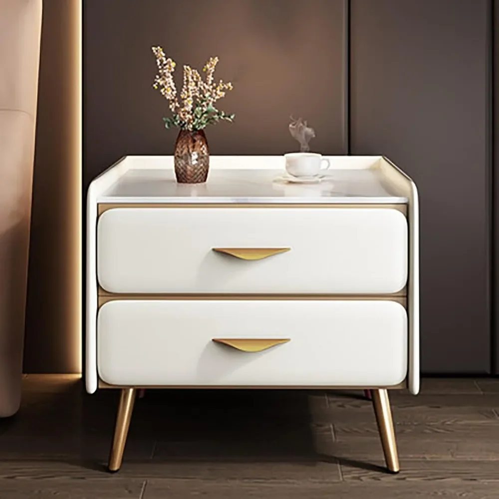 Mesas auxiliares modernas con cajones Mesita de noche Mesita de noche Mesas auxiliares altas Mesita de noche Cómoda