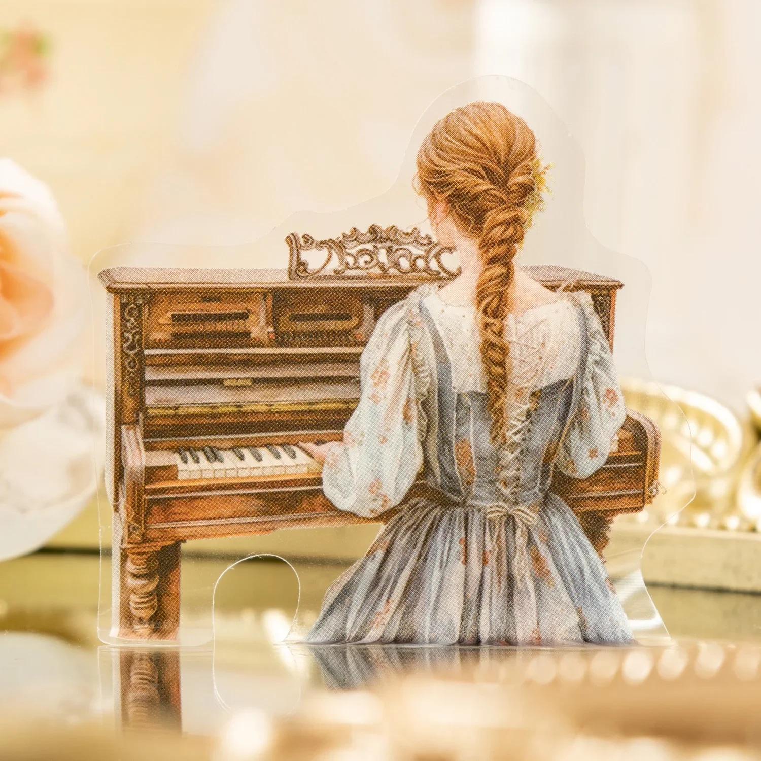 20 قطعة ملصق حزمة Morning Glory مجموعة لوازم الشخصيات الفرنسية شروق الشمس اليومية الباردة التشجيع سجل القصاصات 145*86 مللي متر #3