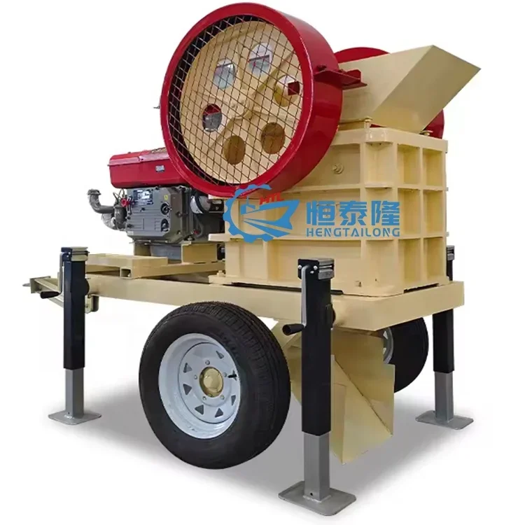 Portable Small Pe 400x600 250x400 Stone Crushing Equipment Limestone Basalt Jaw Crusher Machine