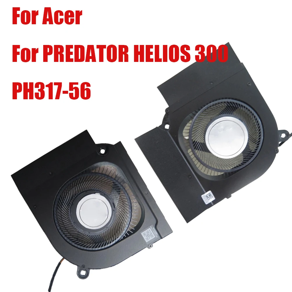 For Acer For Nitro 5 AN515-58 N22C1 AN515-58-74TL AN515-58-78BT AN515-58-781P AN515-58-500Y DC12V 7.2W 4PIN Laptop CPU GPU Fan