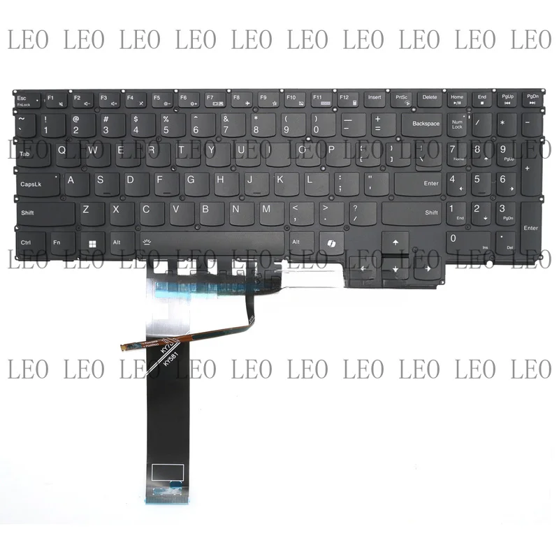 MY New Internal US Backlit Keyboard For Legion Pro 5 16IRX9 83DF Laptop