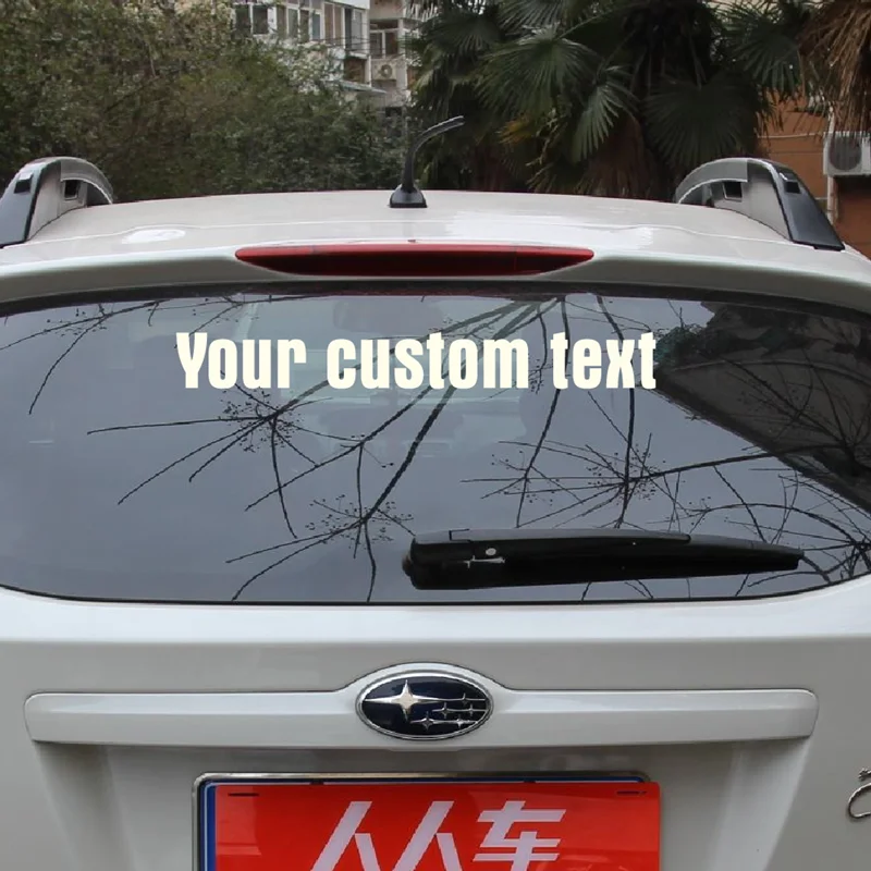 Custom Made Text Personality Decal Waterproof Reflective Sticker Car Motorcycle Customized