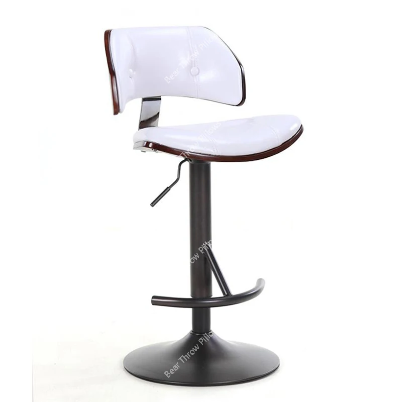 European style bar chair, kitchen lift chair, rotating bar chair, simple home backrest, high stool, cash registration furniture,