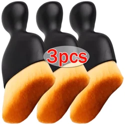 1/2/3PCS Car Interior Cleaning Brush Curved Design Cleaning Tools Car Detailing Brush Ultra Soft Gap Dust Sweeping Brush