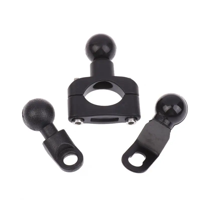 1 Set 2.3cm Ball Clamp Bracket For Motorbike Phone Holder PJ10/PJ13/PJ18 Motorcycle Handlebar Mount Base Kit Accessories