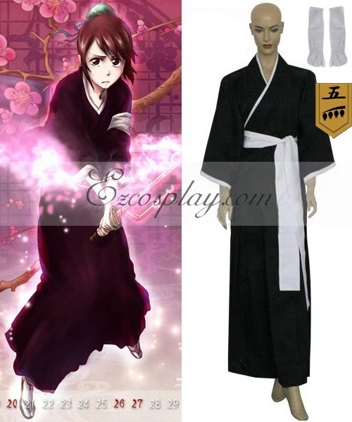 

Bleach 5th Division Lieutenant Hinamori Momo Cosplay Costume E001