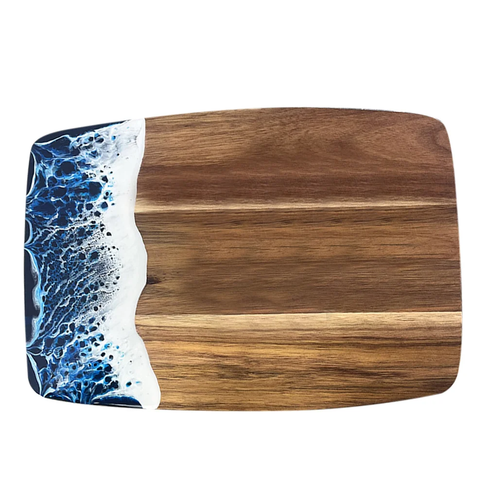 

Large Resin Composite Cutting Board Heavy Duty Wood Chopping Board for Kitchen Meat Vegetable Fruit Pizza Cheese Prep