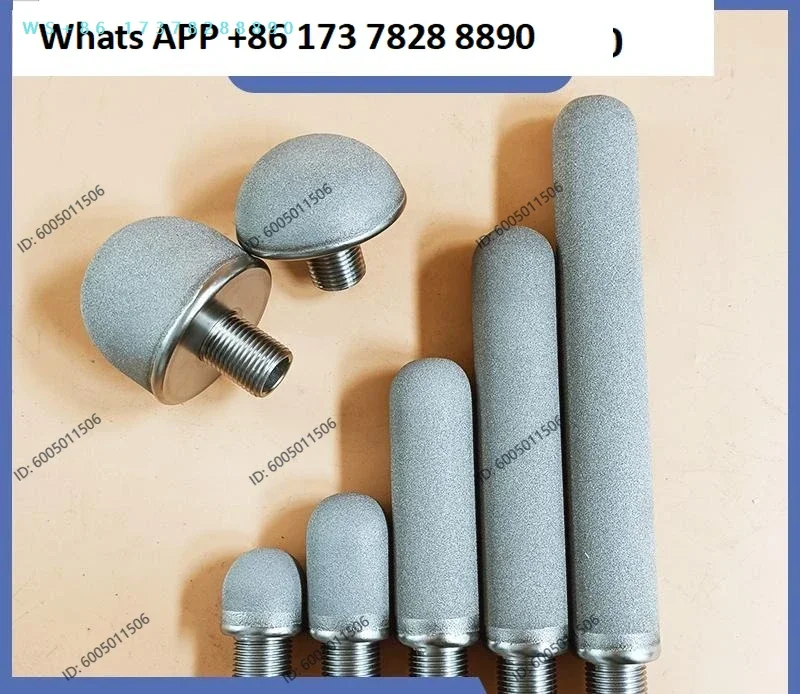 Small experimental tubular titanium alloy aeration head aeration tube oxidation resistance corrosion resistance microporous