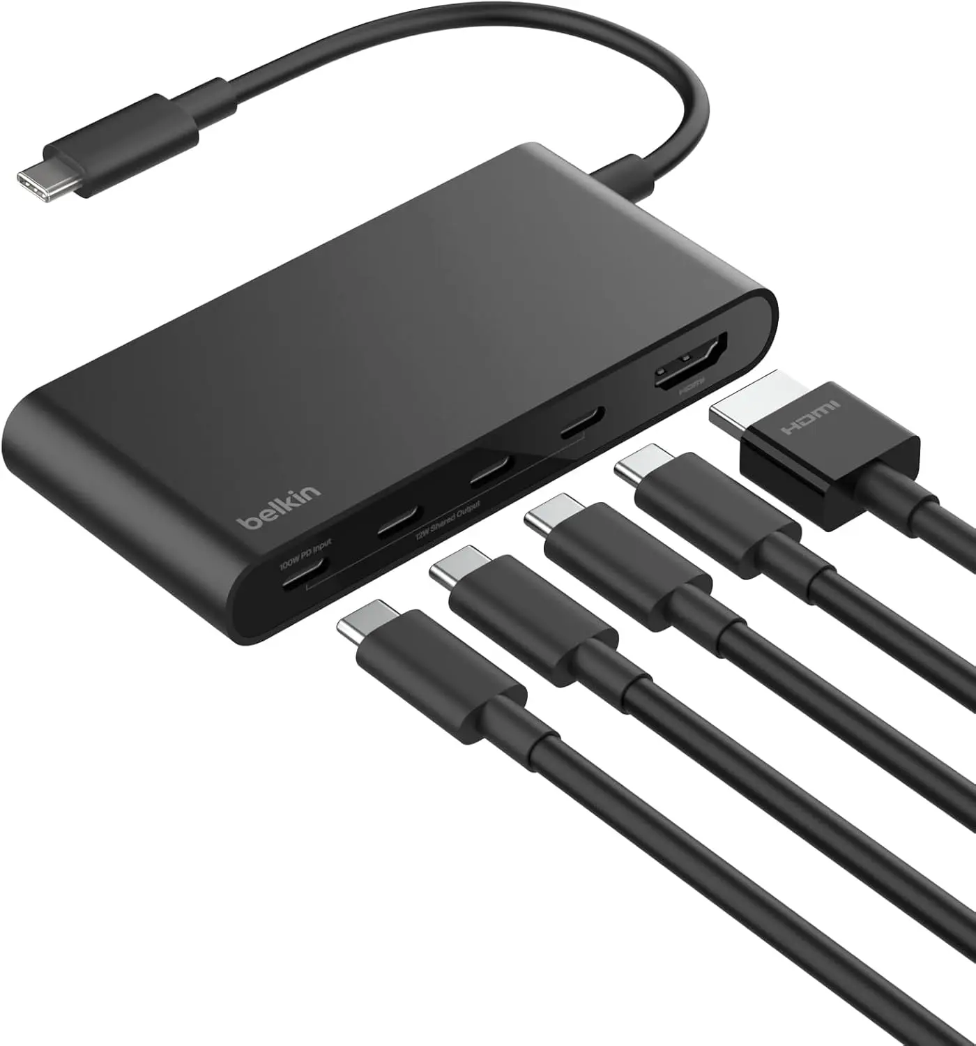 5-Port Usb C Hub Wi… - image