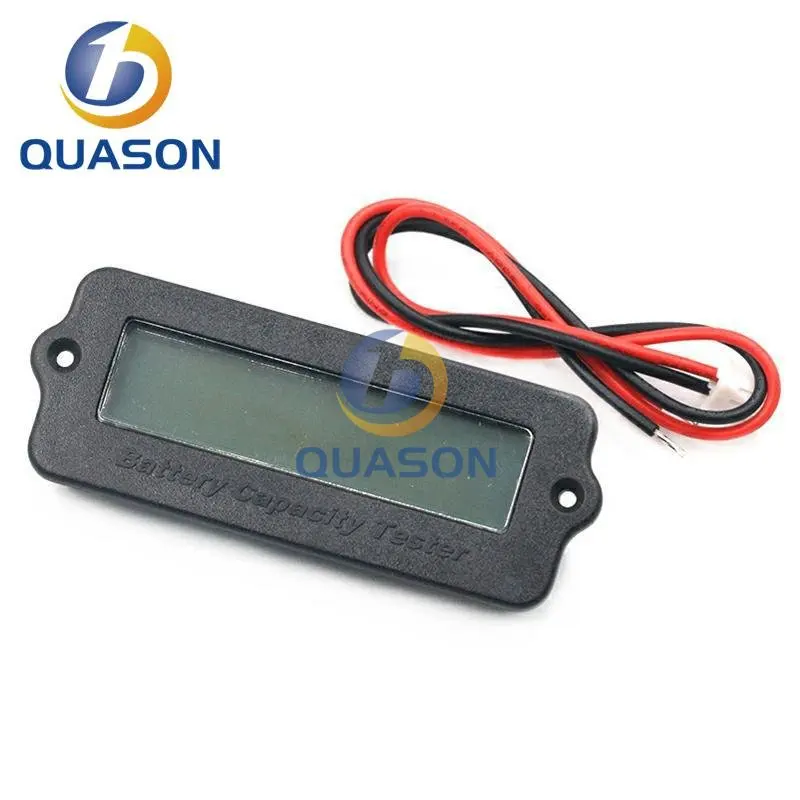 Blue Green 12V LY6W Lead Acid Battery Capacity Indicator LCD Digit Display Meter Lithium Battery Power Detector Tester Voltmeter