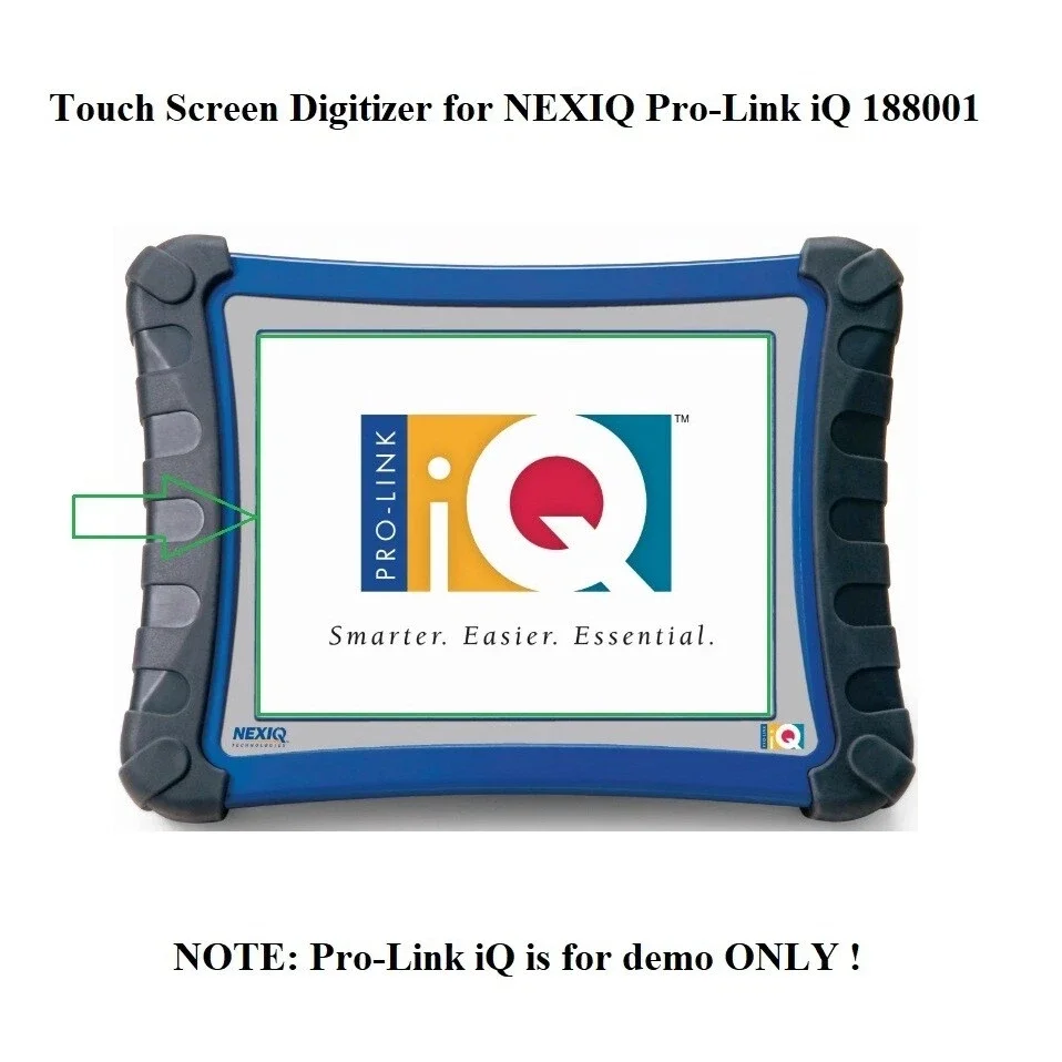 Touch Screen Panel Digitizer Replacement for NEXIQ Pro-Link iQ 188001 Scanner