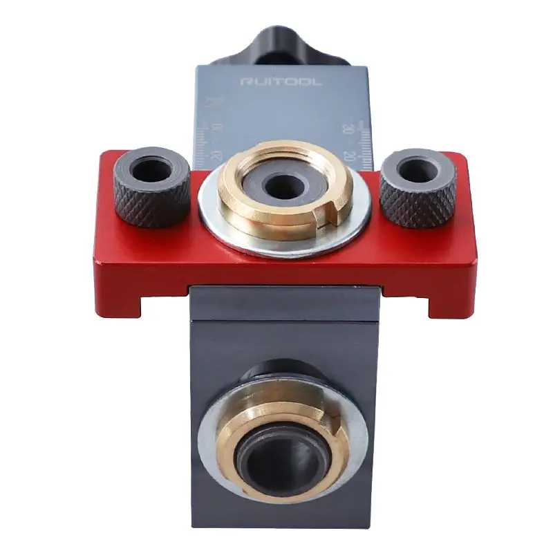 Three in one woodworking straight hole drilling locator, detachable furniture, wooden board splicing installation, quick hole op