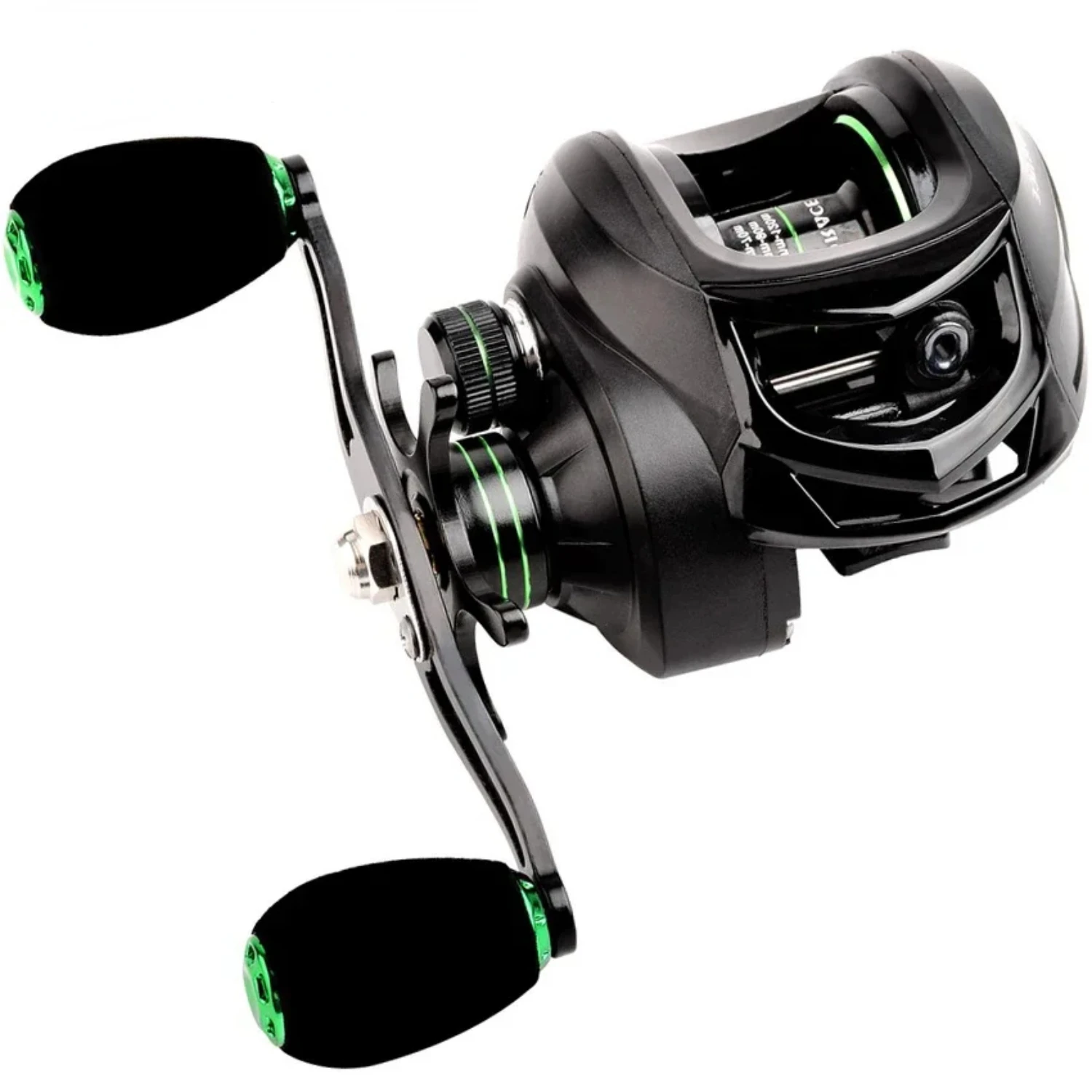 

2023 Metal Spool Max Drag 8kg Baitcasting Fishing Reel Saltwater/Freshwater Perch Pike 7.2 1 Fishing Coil