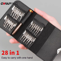 28 in 1 Precision Screwdriver Set Wallet Watch Laptop IPhone Samsung Smart Phone Repair Dismantle Multi for Car Repair Tools