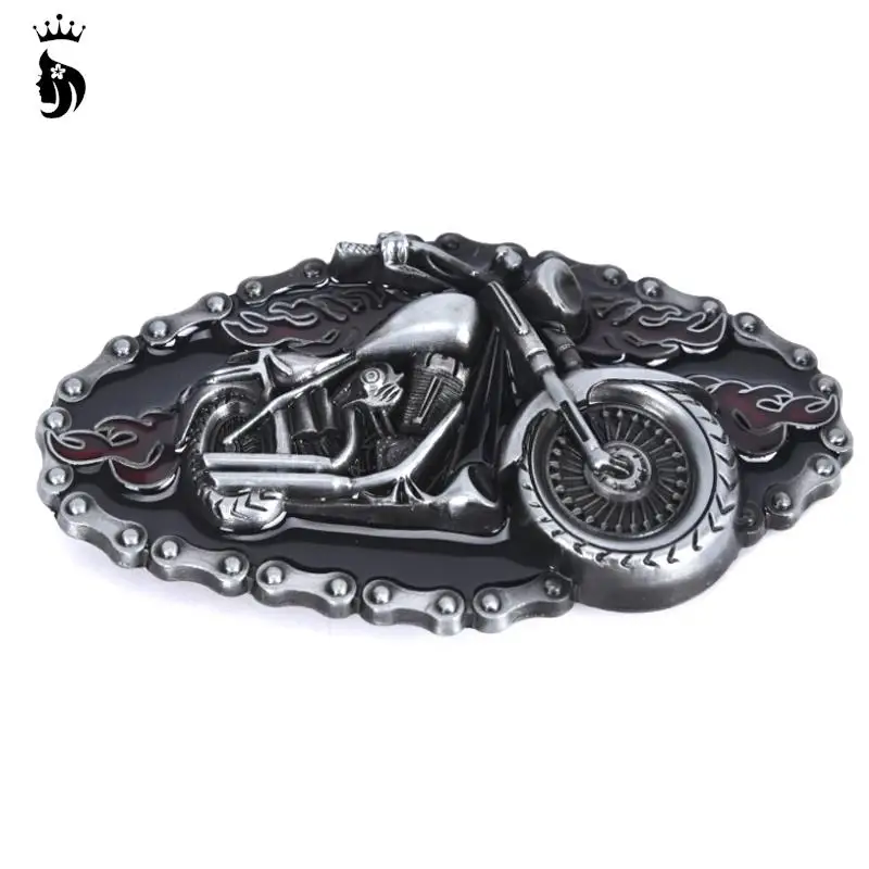 Motorcycle Modelling Cowboy Alloy Belt Buckle Cowboy And Cowgirl Metal Tool Western Buckles For Belts Of 1.5 Inch Width