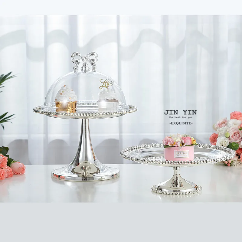 European Iron Cake Stand Fruit Platter Afternoon Tea Dessert Tray Wedding Sweet Snack Server Elegant Fine Craftsmanship