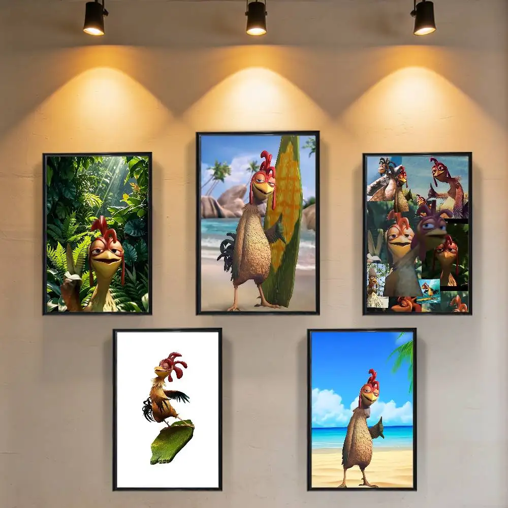

Pen Gu Rooster Chicken Joe Poster Trendy Wall Art For Coffee Office Bar Decoration Best Gift Good Sticker Printed On PP Paper